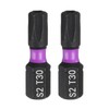 sourcing map 2pcs TT30 Torx Screwdriver Bit 1/4" Hex Shank
