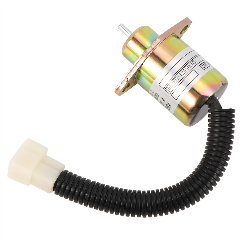 Engine Shut off Solenoid Valve 1503ES‑12A5UC5S Steel Shell DC 24V