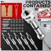 XDOVET Countersink Drill Bits Set Low Friction Depth Limiter with