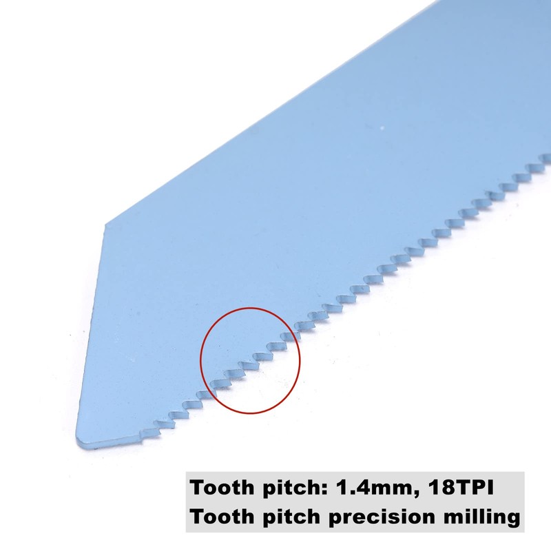 5Pcs 18TPI Reciprocating Saw Blades 150mm/6inch for Straight Line Cutting