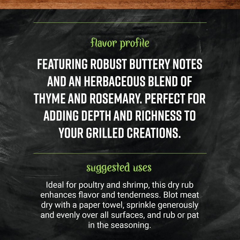 Frontier Buttery Herb Dry Rub, 5.36 Ounce