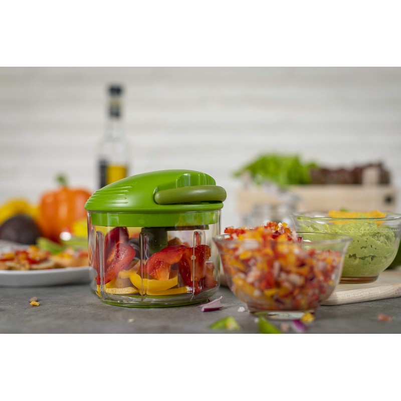 Kuhn Rikon Pull Chop 27412 Universal Chopper Large Plastic Green,