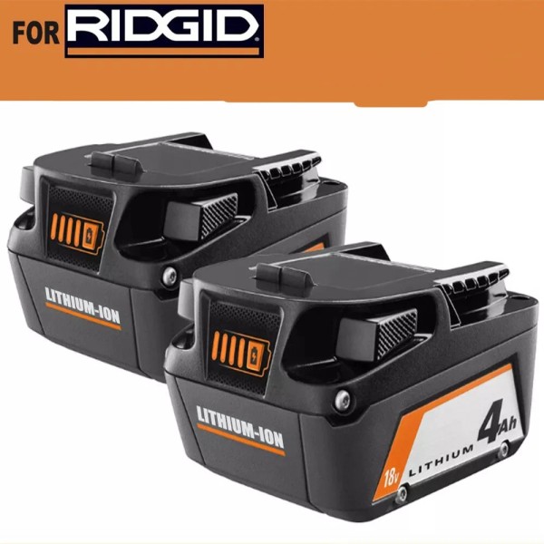 For RIDGID 2 PACK For RIDGID AC840087P R840087 18V 4.0Ah