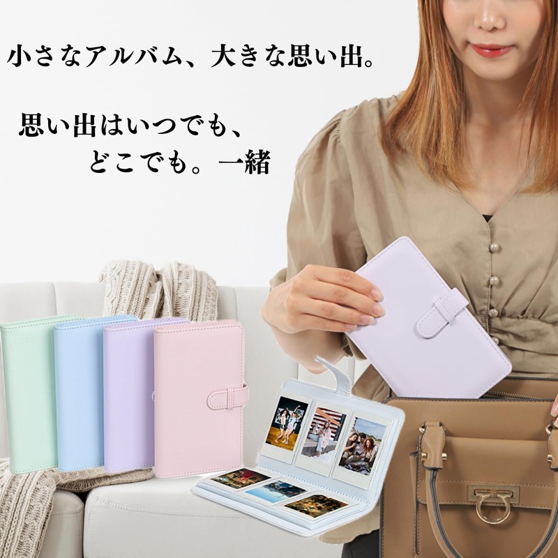 VOW&ZON Cheki Album Book, For instaxmini Large Capacity, Instax Mini,
