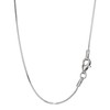 NKlaus Snake Chain Necklace 8 Layers Diamond-Coated 925 Silver 0.8