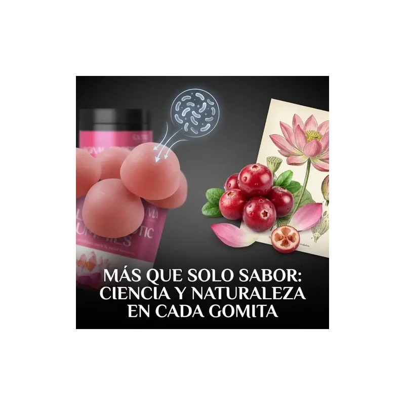 Gomitas de Probióticos Sauvia para la Salud Femenina con Sabor