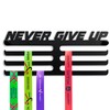 Medal and Back Hanger 100% Steel (Never Give Up)