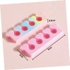 Beavorty 5sets Shiny Nail Separator Toe Separators for Women Toe