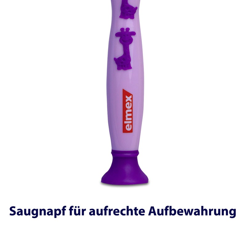 elmex Lern-Zahnbürste, weich, 6 Stück - Zahnbürste für Kinder von