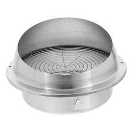 Tofficu Exterior Wall Vent Cover Stainless Steel Exhaust Vent Cap for Range Hood Ventilation Hood Efficient Air Expulsion