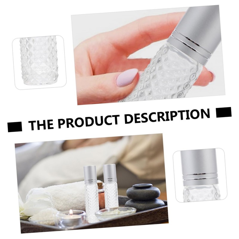 LALAFINA Hair Oil Bottle 12pcs Essential Oil Dispenser Bottles 10ml