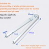 Adjustable Pin Spanner Wrench, Angle Grinder Locknut Tool for Backing