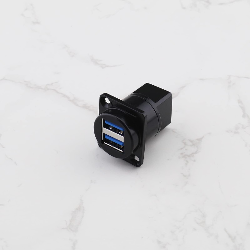 Create idea Dual USB 3.0 D Panel Solderless Connector USB