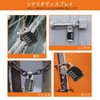 NAGE Padlock Dial Anti-Theft Large Locker Dial School Corporate Number
