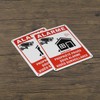 Be In Your Mind 2PCS Video Surveillance Warning Signs Reflective