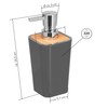 bremermann Calvi Soap Dispenser Made of Bamboo and Plastic //