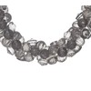 Swish Vetrobello Crystal effect faceted Beaded tieback, Charcoal