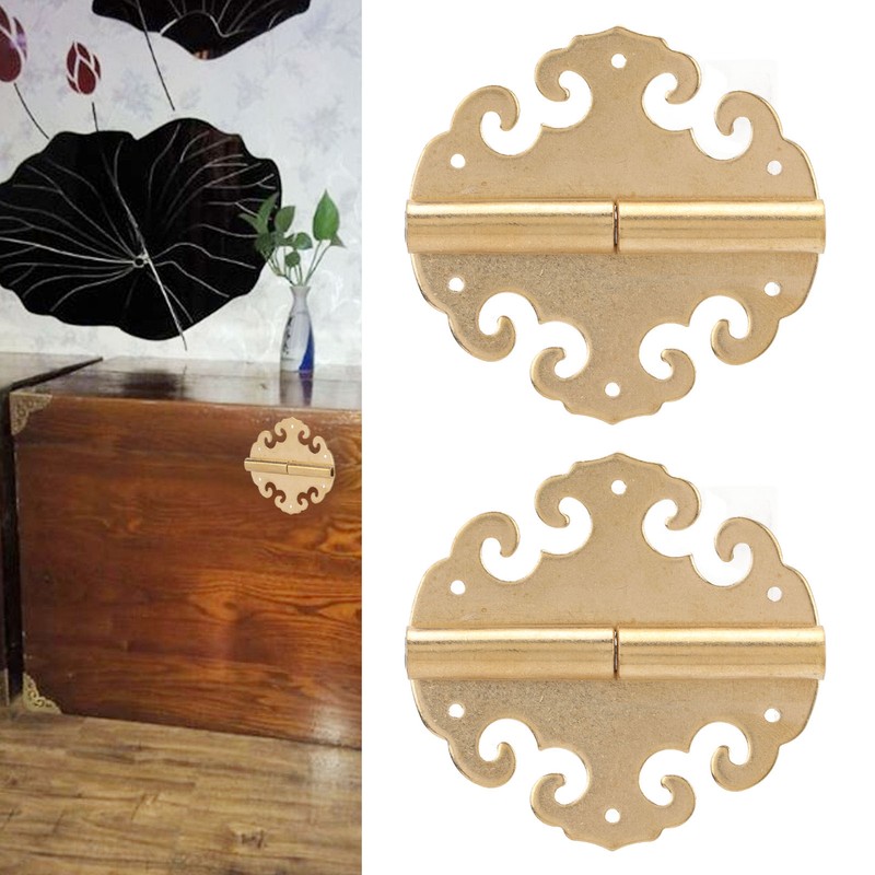Antique Door Hinges Durable Brass Glossy Classic Antique Style Widely