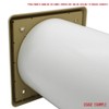 Kair Beige Gravity Grille 183mm External Dimension Ducting Air Vent