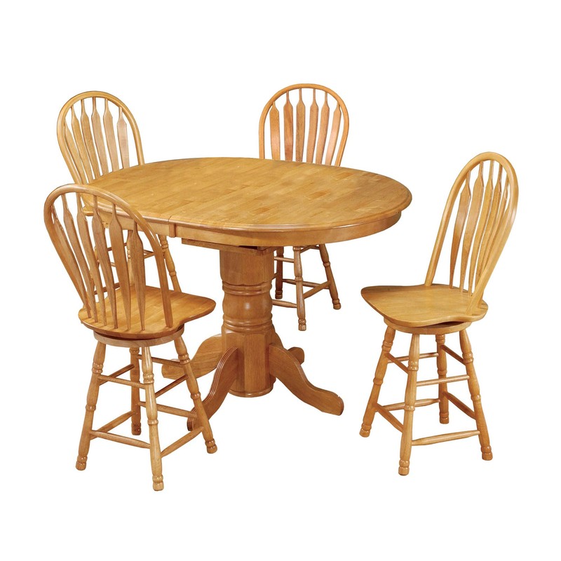 Sunset Trading Oak Selections Barstool, Light