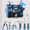 REXBETI 10-Piece Kids Tool Set with Real Hand Tools, Blue