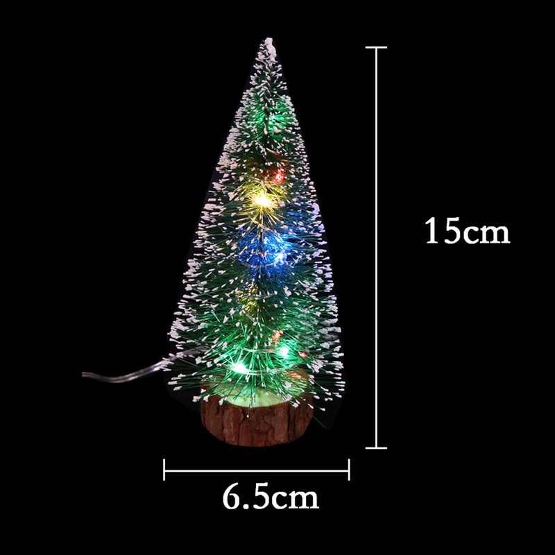 ghhshjhlk Mini Christmas Tree with Light, Lamp, Perfect for Home