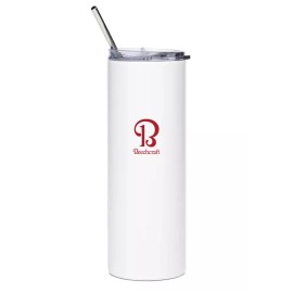 Beechcraft Model 17 Staggerwing Stainless Steel Water Tumbler with straw - 20oz.