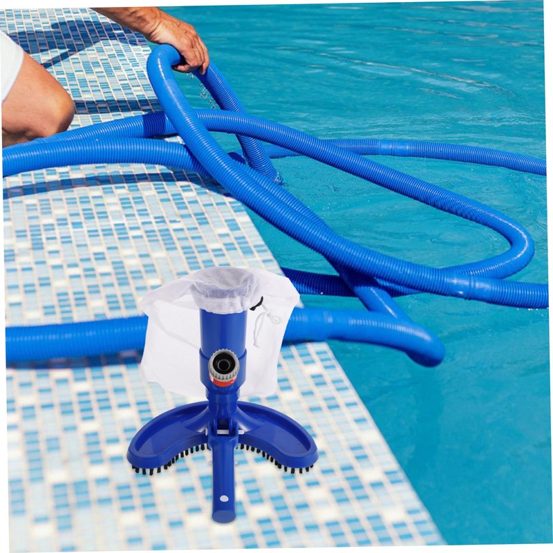 BESPORTBLE Pool Cleaning Nozzle Pool Vacuum Brush with Handle Pump