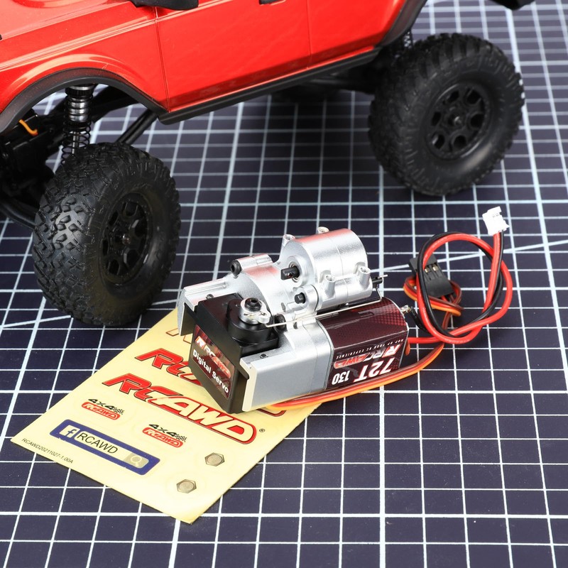 RCAWD SCX24 Motor Two-Speed Transmission 130 72T High Torque Motor