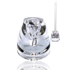 GemRich 1 Piece Stylish Pen Holder Desk Pen Stand Clear Acrylic Pen Holder