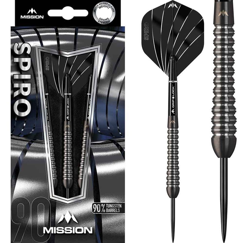 Mission Darts | Spiro Darts M2 |90% Tungsten Steel Tip