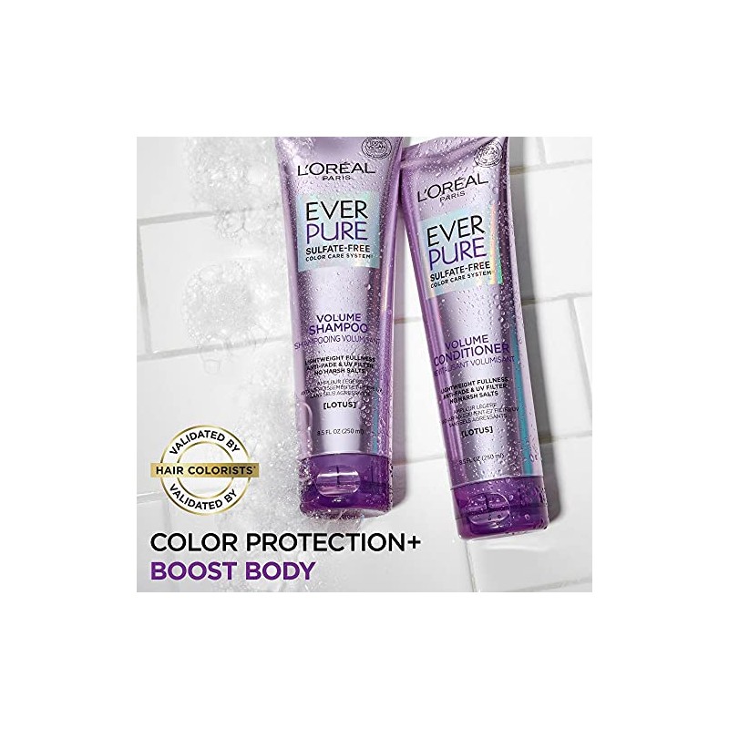 L'Oréal Paris EverPure - Shampoo para dar volumen sin sulfato