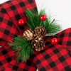 COLOFALLA Pack of 2 22.8 x 30 cm Christmas Bows
