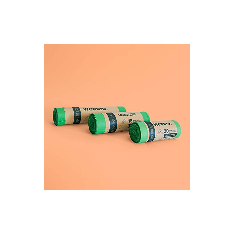 We Care - Bolsas de Basura Biodegradable y Compostable. 0%