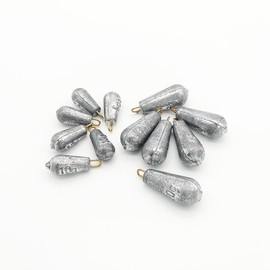 Orurudo Fishing Tackle Pear-Shaped Weights 10g (Approx. No. 3) / 6-Piece Set qb500103a01n0