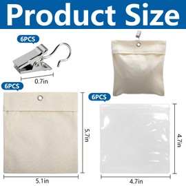 6 Pack Outdoor Curtain Weights-Portable Weight Bag-Outdoor Curtain Sandbag-Heavy Duty Drapery Weights for Pergola Drapes Cabana Gazebo Garden Tents Tablecloths