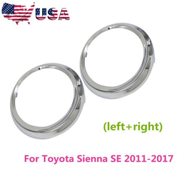 Soillar For Toyota Sienna SE 2011-17 Pair Fog Light Lamp