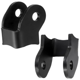 2 PCS Heavy Duty Shock Brackets Fit for Weld-On Shock Brackets for Off-Road Trailers Thick Welded Rear Shock Mount