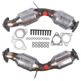 Woosphy Front Left & Right Catalytic Converter Replacement for Nissan 350Z Base Coupe 2-Door Infiniti FX35 / G35 / M35 2003-2008 16197 16198 43214 43215