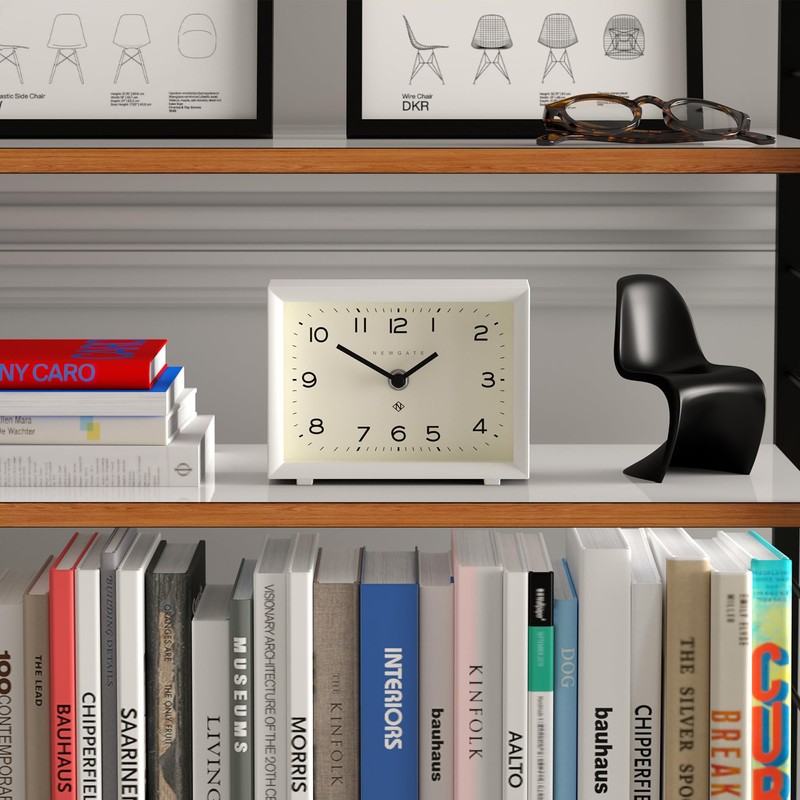 NEWGATE® 'Henry' mantel clock - contemporary rectangular design-led clock in