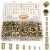 INCLY 480PCS SAE & Metric Rivet Nuts Assortment Kit, Rivet
