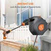 Giraffe Tools BW35 Retractable Garden Hose Reel | Wall-Mounted, Automatic