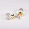 Lansonee 2 Pcs Crystal Door Knobs,Drawer Carbinet Door Handle Puller