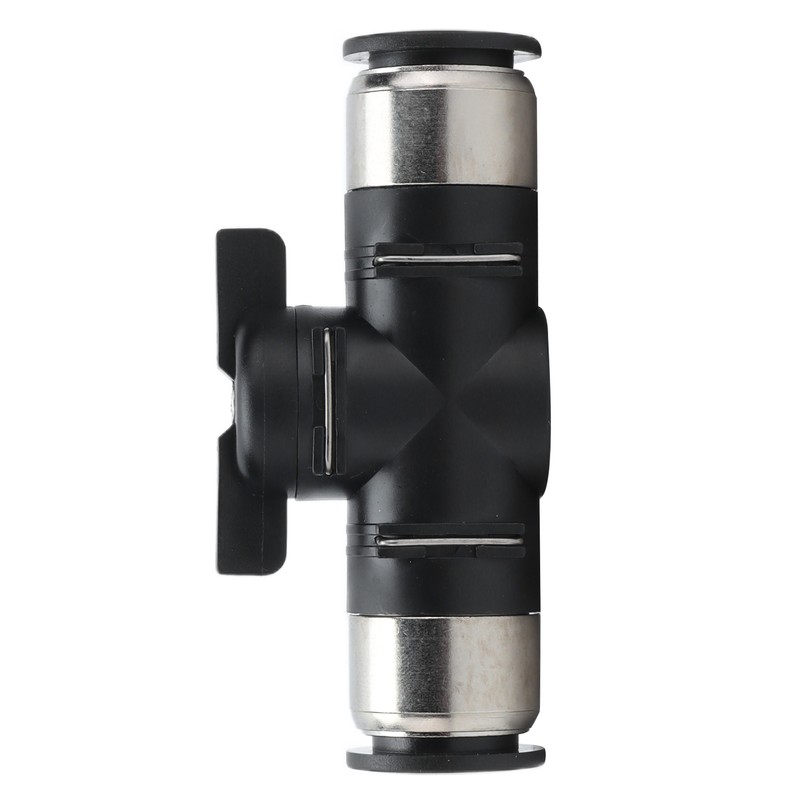 Push To Connect Straight Union Ball Valve Quick Release Pneumatic