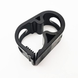 10PCS Black Adjustable Plastic Hose Clamps 6-12mm/1/4''-1/2'' Shut off Plastic Pinch Clamp Siphon Hose Flow Control Valve Laboratory Tube Clamp