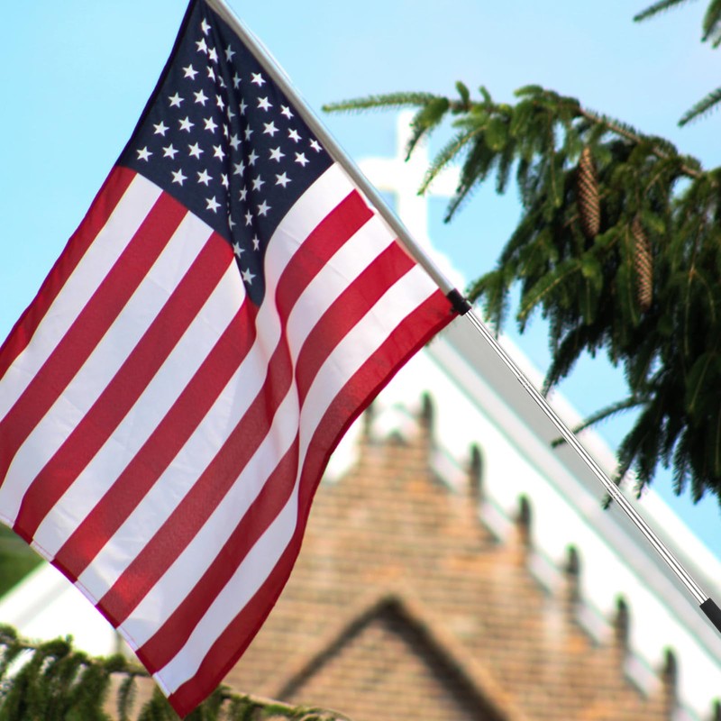 5.25 Feet Telescopic Pole, Flag Pole, Telescopic Flag Pole, Tour
