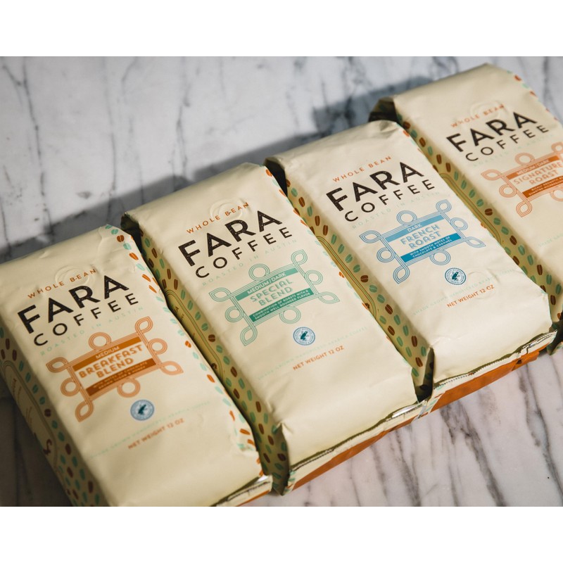 Fara Coffee, Ground (Decaf (Medium/Dark), 12 Oz)