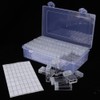 64 Gird Diamond Painting Container Clear Plastic Cross Stitch Hand‑Made