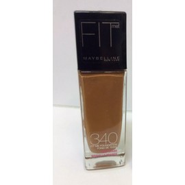 Maybelline Fit Me Liquid Foundation Cappuccino #340 SPF 18, 1 Oz NEW.