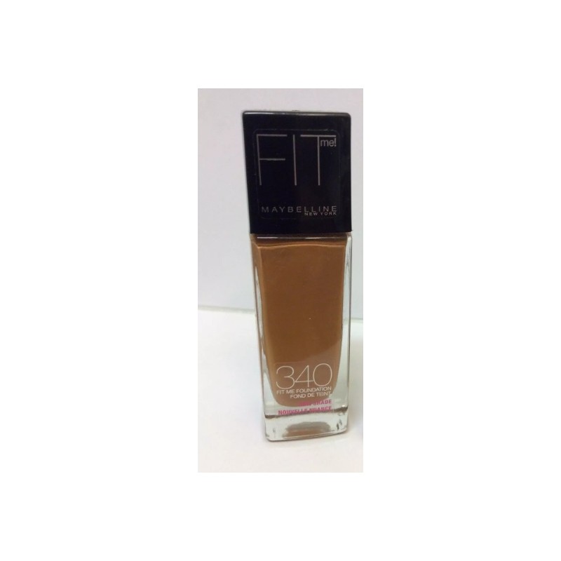 Maybelline Fit Me Liquid Foundation Cappuccino #340 SPF 18, 1